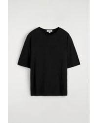 COS - Fluid Silk T-Shirt - Lyst