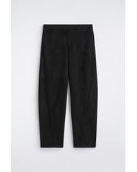 COS - Wool-Blend Barrel-Leg Pants - Lyst