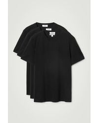 COS - 3-pack Regular Cotton T-shirts - Lyst