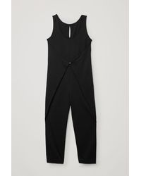 cos black jumpsuit