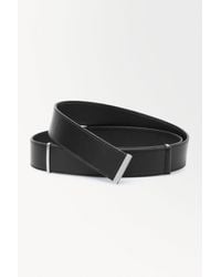 COS - The Leather Slider Belt - Lyst
