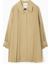 COS - Oversized Scarf-detail Trench Coat - Lyst
