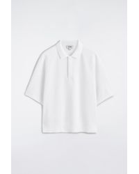 COS - Scuba-Jersey Polo Shirt - Lyst
