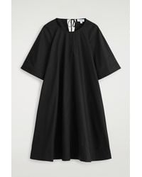 COS - Tie-Back A-Line Mini Dress - Lyst