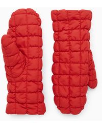 COS - Quilted Mittens - Lyst