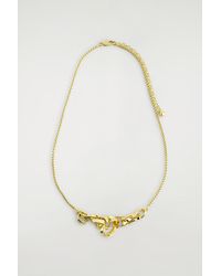 COS - Twisted Ribbon Necklace - Lyst