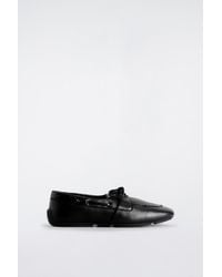 COS - Leather Moccasin Driving Shoes - Lyst