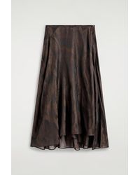 COS - Jacquard Handkerchief Midi Skirt - Lyst