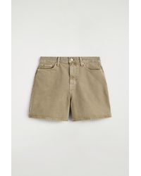 COS - High-Rise Denim Shorts - Lyst