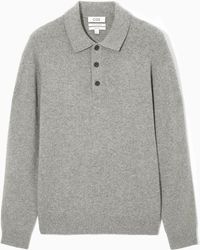 COS - Pure Cashmere Polo Shirt - Lyst