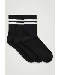 COS - 3-pack Ribbed Sport Socks - Lyst