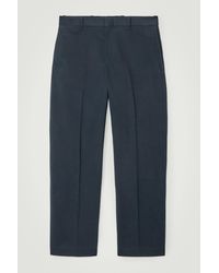 COS - Relaxed Straight-Leg Chinos - Lyst