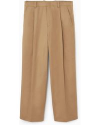 COS - Pleated Wide-leg Pants - Lyst