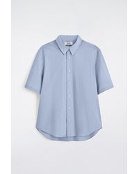 COS - Relaxed Cotton Short-Sleeved Shirt - Lyst