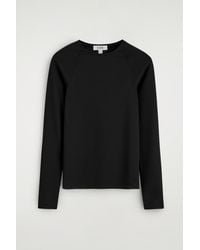 COS - Technical Jersey Long-Sleeved Top - Lyst