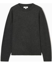 COS - Boiled Merino Wool Jumper - Lyst