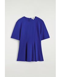 COS - Waisted Cotton T-Shirt - Lyst