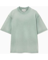 COS - Oversized Faded Mock-neck T-shirt - Lyst