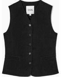COS - Double-faced Wool Vest - Lyst