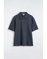 COS - Interlock Cotton Polo Shirt - Lyst