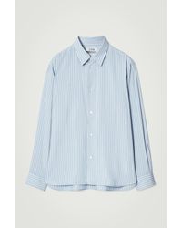 COS - Relaxed Striped Shirt - Lyst