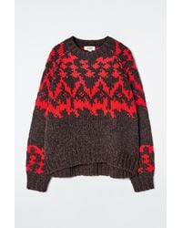 COS - Fair-isle Wool Sweater - Lyst