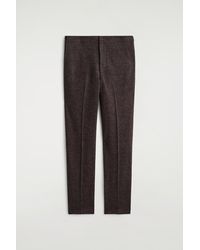 COS - Elasticated Boiled-Wool Trousers - Lyst