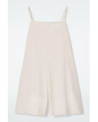 COS - Combishort Encolure Carrée - Lyst