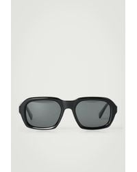 COS - Square-Frame Aviator Sunglasses - Lyst