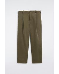 COS - Pleated Corduroy Relaxed-Fit Straight-Leg Pants - Lyst