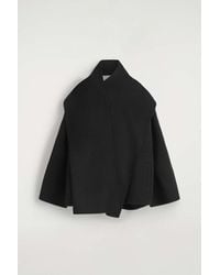 COS - Giacca Con Sciarpa - Lyst