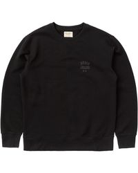 Nudie Jeans Frasse Logo Sweater - Black