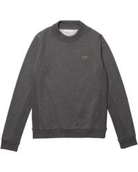 pull lacoste gris femme