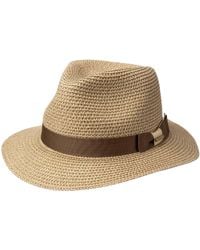 Stetson - Paladon Toyo Traveller Hat - Lyst