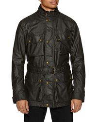 for Men Mens Clothing Jackets Casual jackets Save 38% Black Belstaff Leather Kelland Jacket in Nero 