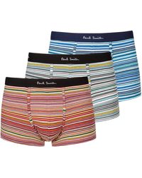 Paul Smith 3 Pack Boxer Shorts - Blue