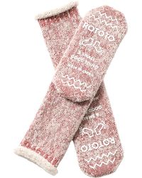 RoToTo Extra Fine Merino Premium Bulky Fashion Socks - Multicolour