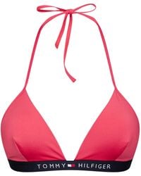 Tommy Hilfiger Basic Triangle Fixed Bikini Top - Multicolour