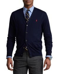 cardigan masculino ralph lauren