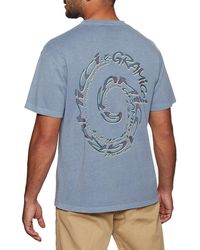 Gramicci Swirl Short Sleeve T-shirt - Blue