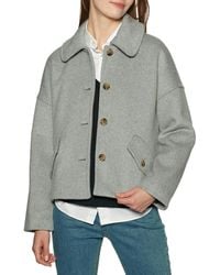 Fluid military style jacket di GANT in Marrone Donna Abbigliamento da Giacche da Giacche casual 