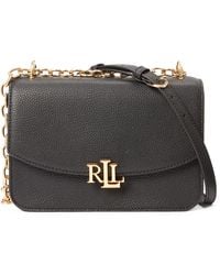 Lauren by Ralph Lauren Madison 22 Crossbody Handbag - Black