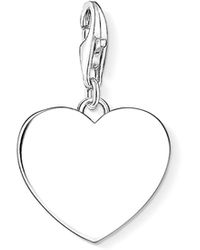 Thomas Sabo Heart Pendant Bracelet Charm - Metallic