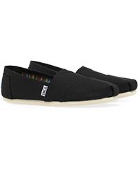 TOMS Classic Alpargata Slip On Sneakers - Black