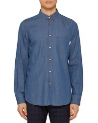 Paul Smith Tailored Shirt - Blue