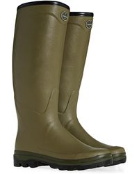 Le Chameau Country Cross Jersey Homme Wellington Boots - Green