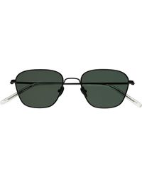 Monokel Otis Black Sunglasses - Green