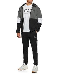 EA7 Sweatshirt Und Trainingshose train Core Id in Schwarz für Herren Herren Bekleidung Sport- Training und Fitnesskleidung rainingsanzüge und Jogginganzüge 