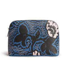 Ted Baker Dencon Graphic Floral Make Up Bag - Blue