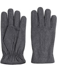 GANT Melton Gloves - Grey